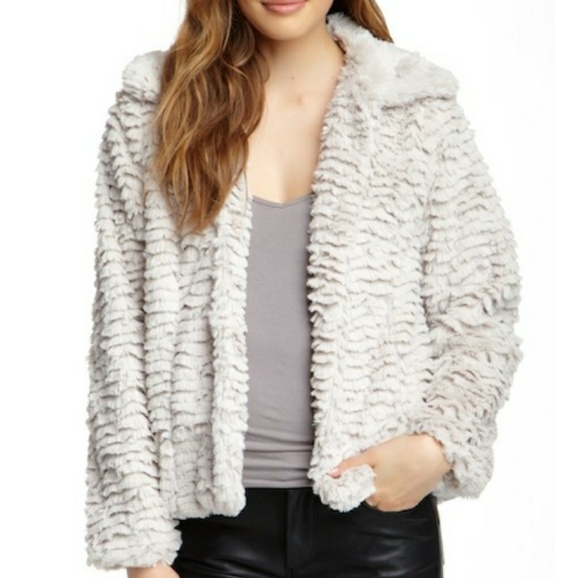 Coats | Fever Faux Fur Jacket Cream 